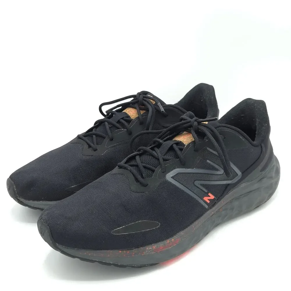 New Balance Men's Fresh Foam Arishi v4 Black Orange Size 13